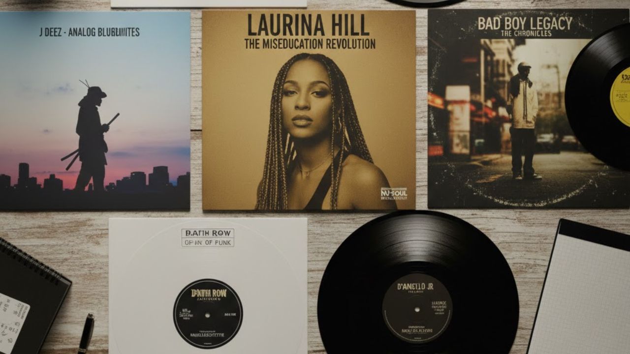 90年代R&Bやヒップホップ名盤レコードの買取イメージ