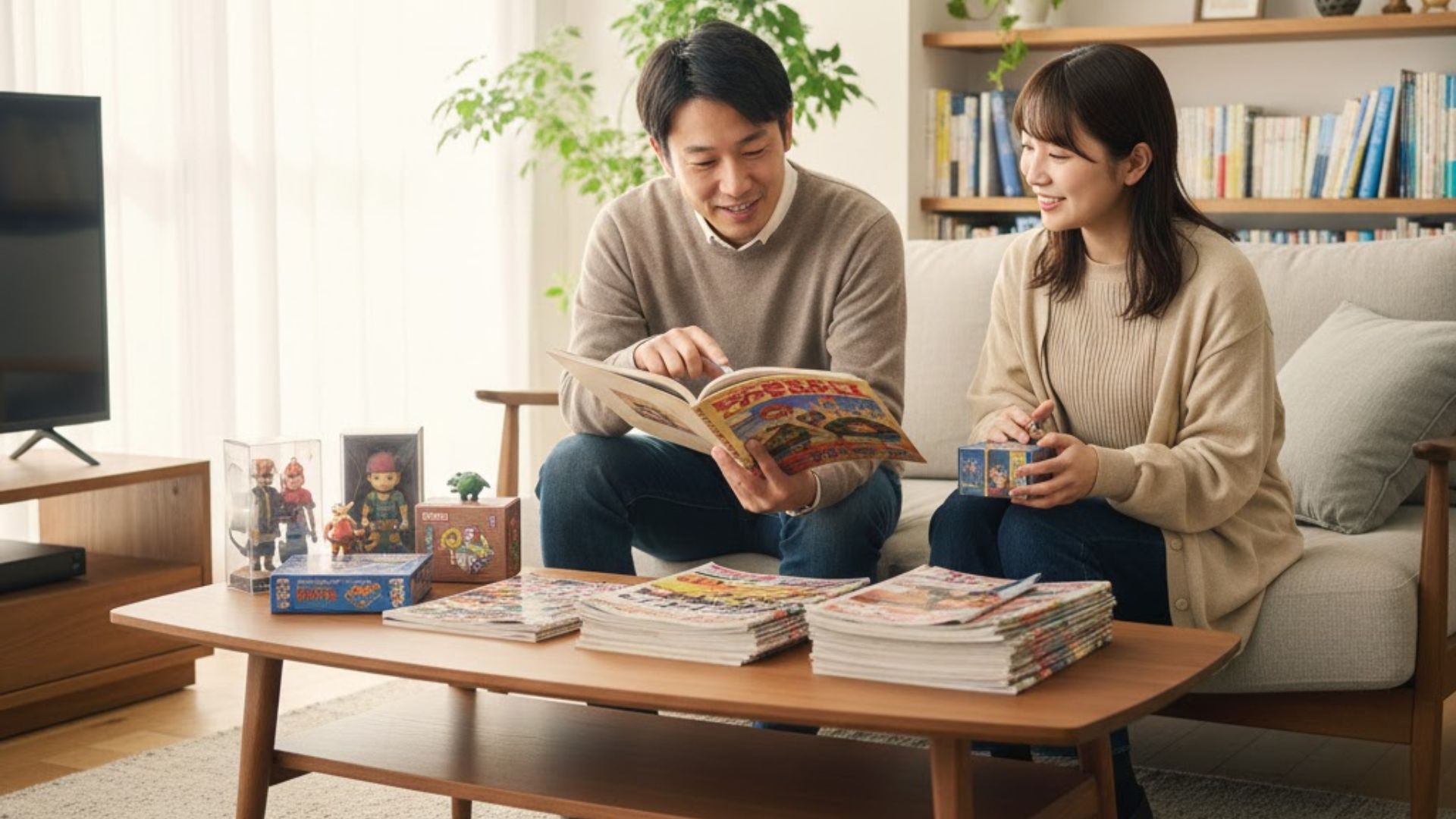 ゲーム攻略本・設定資料集の査定風景