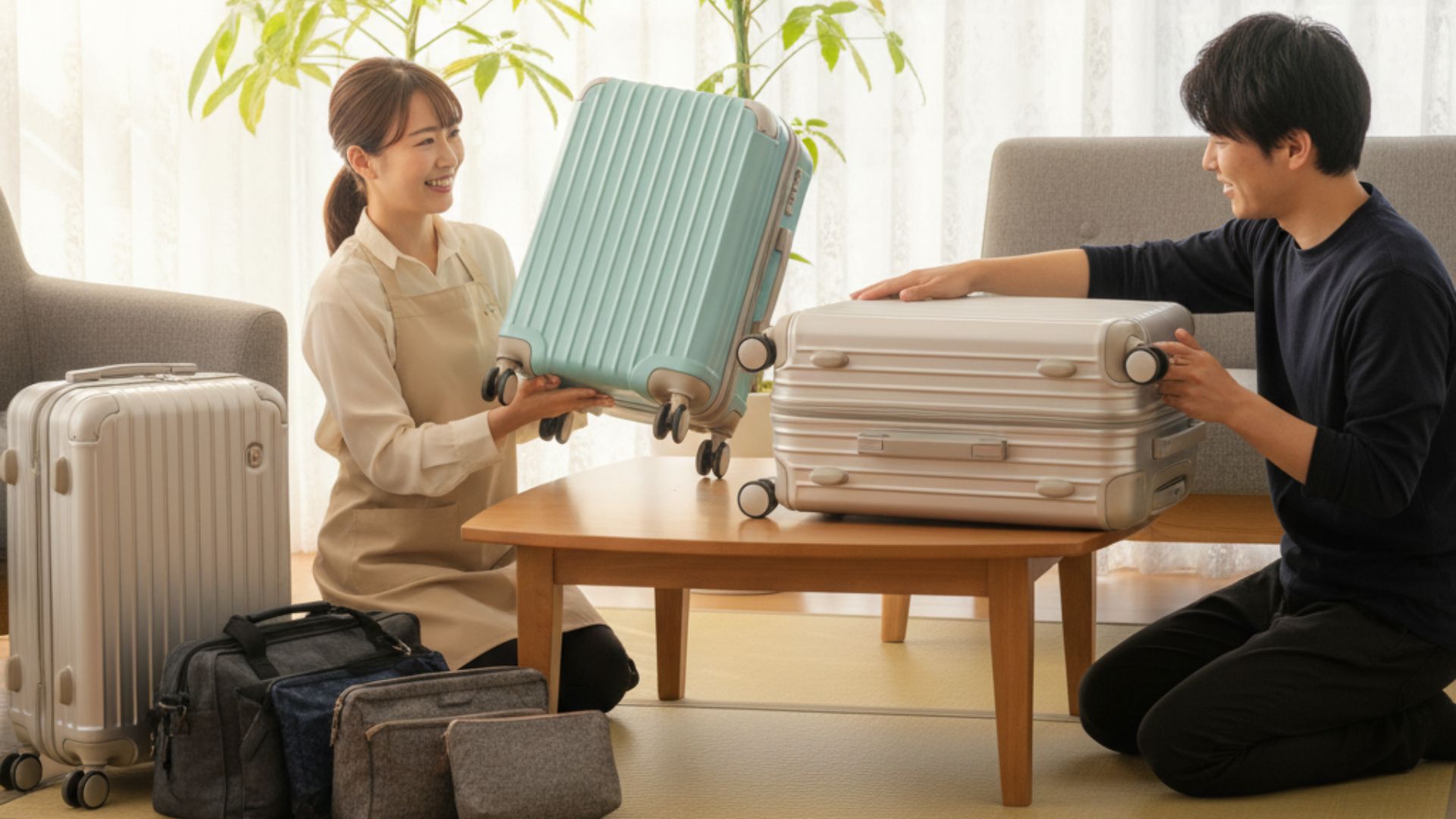 スーツケース・キャリーケース査定風景