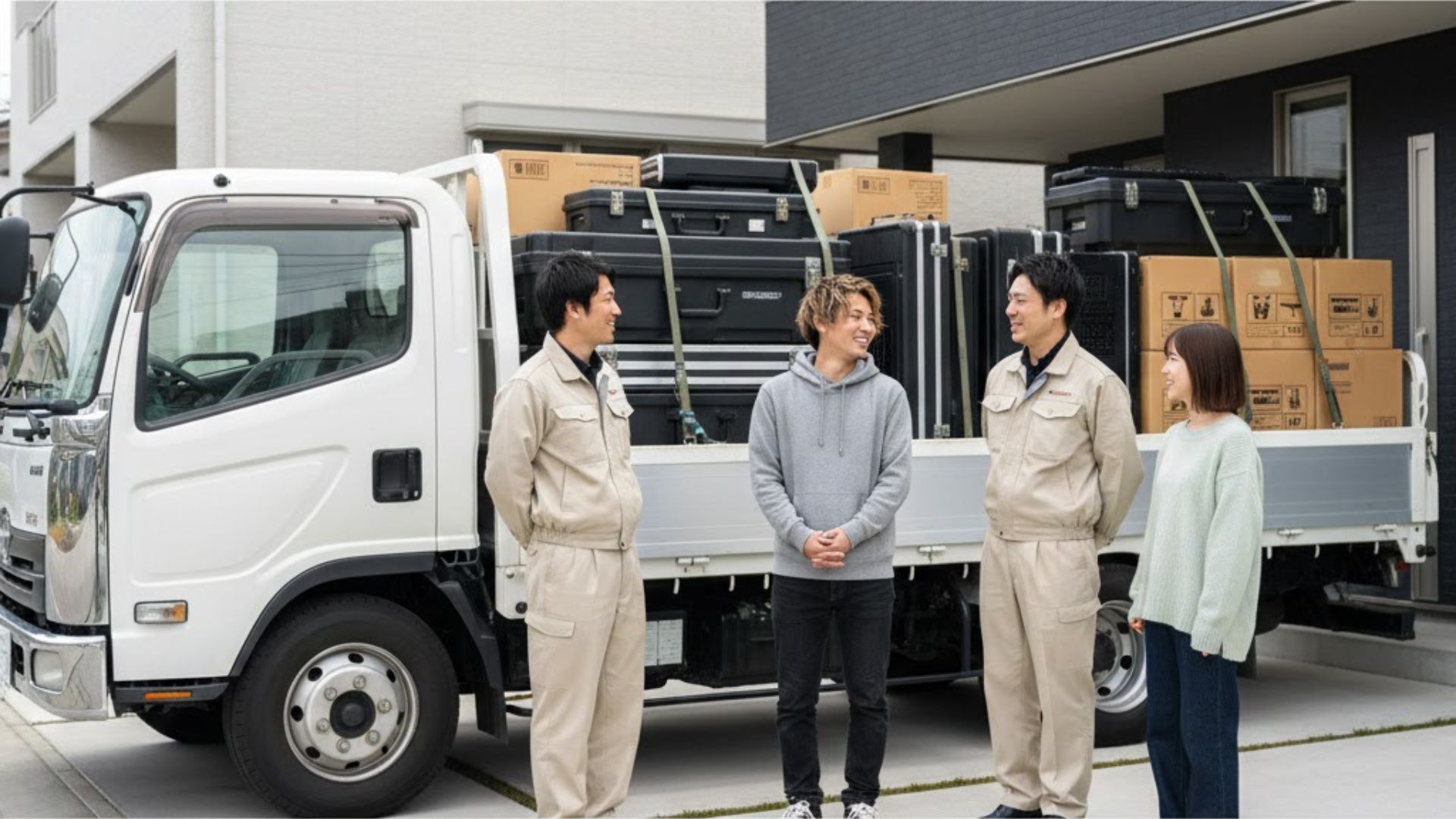 大量買取・機材搬出の様子