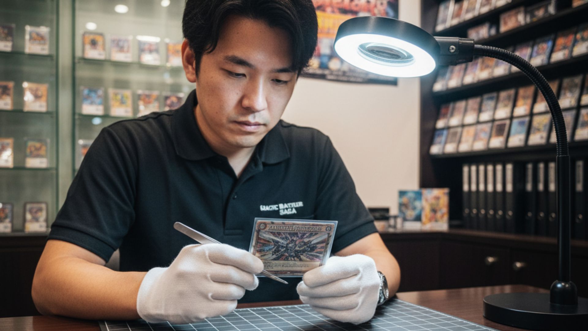 トレカの査定風景イメージ