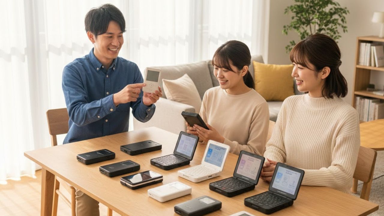 翻訳機査定の様子