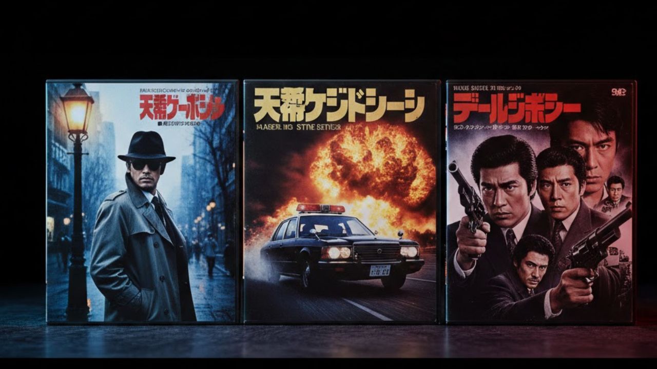 刑事ドラマのLD・VHSイメージ