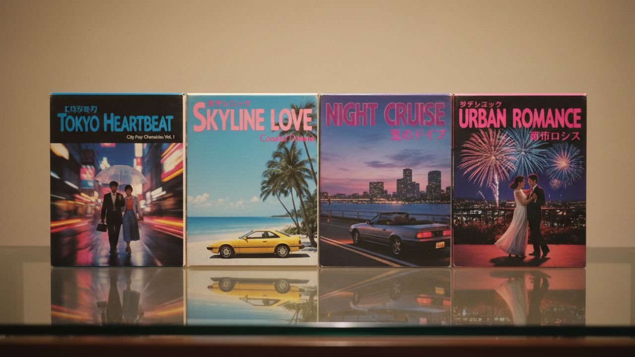 トレンディドラマのVHSジャケットイメージ