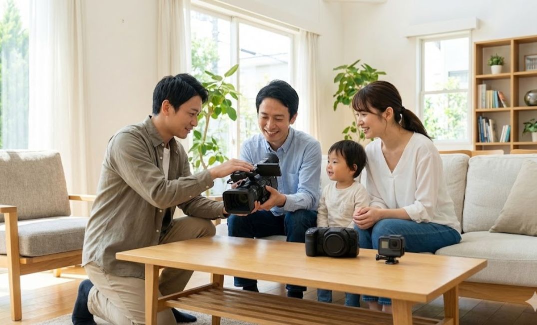 ビデオカメラ査定風景