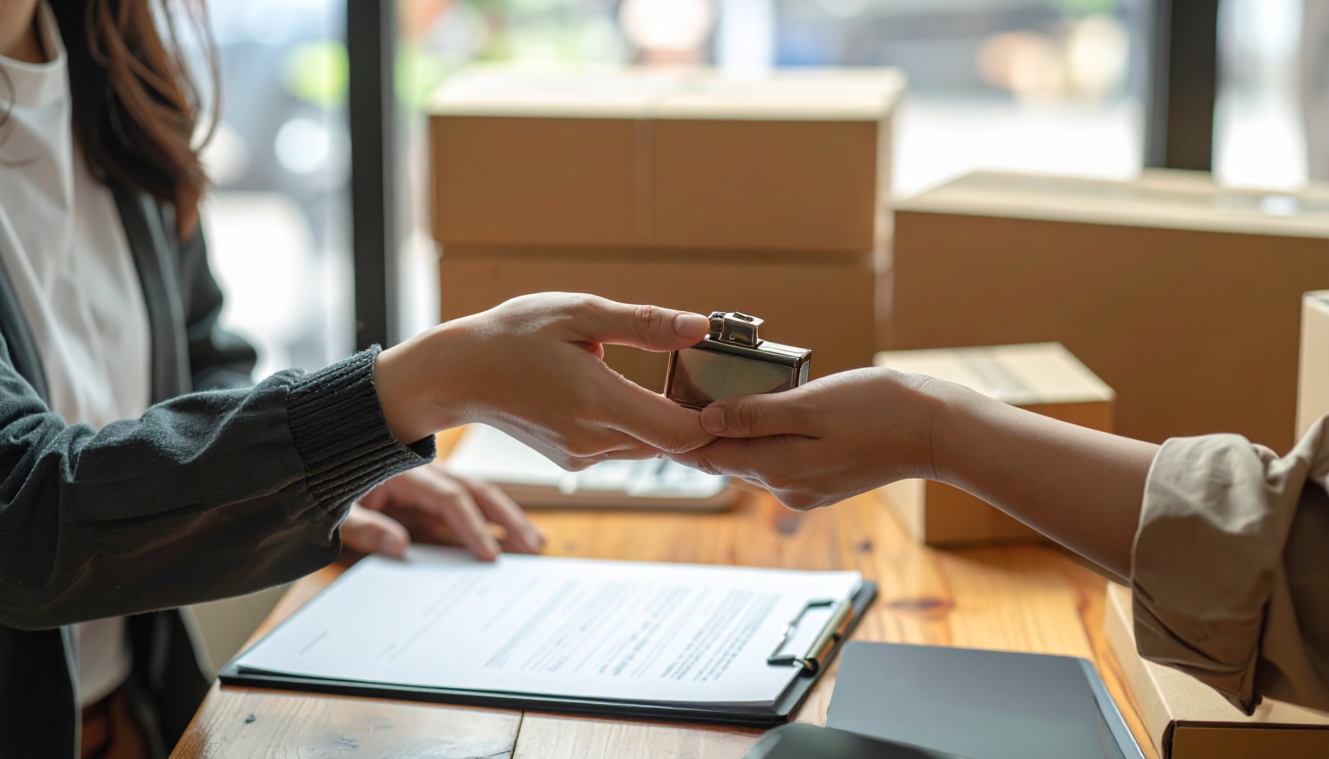 ヴィンテージライター買取のスムーズな取引イメージ