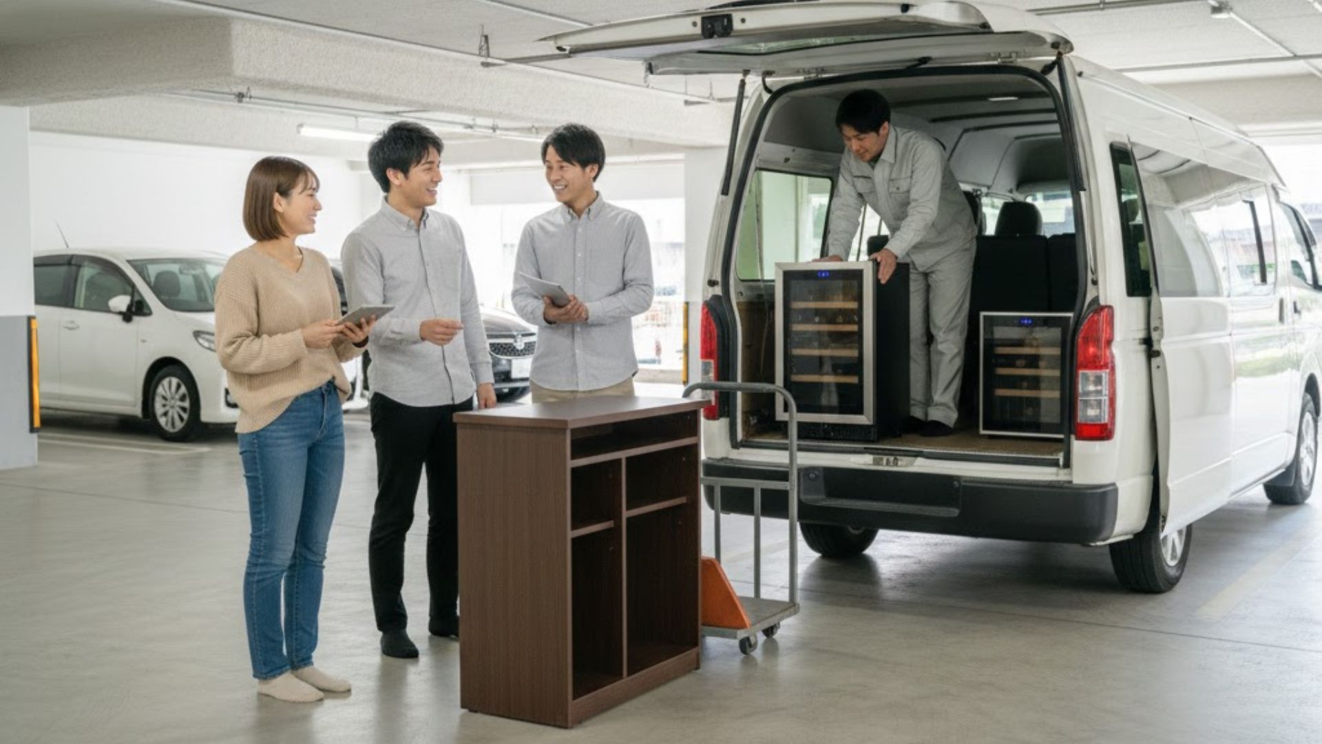 宅配買取の様子