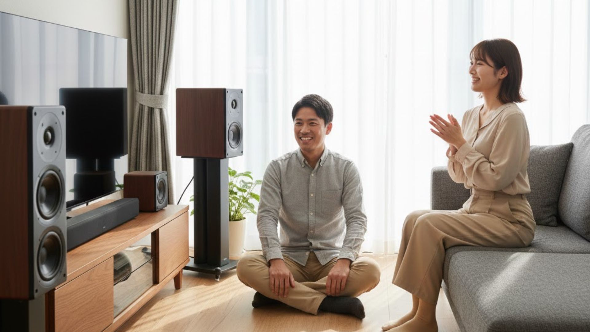 サウンドバー査定の様子